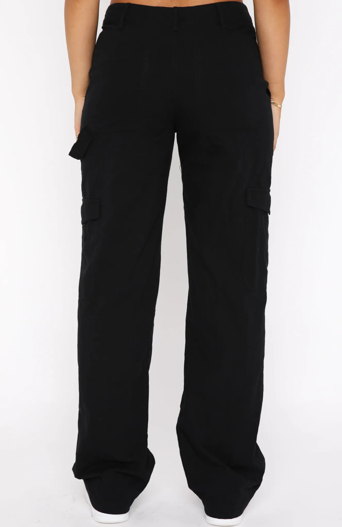 Pants | White Fox Boutique Know Your Worth Cargo Pants black