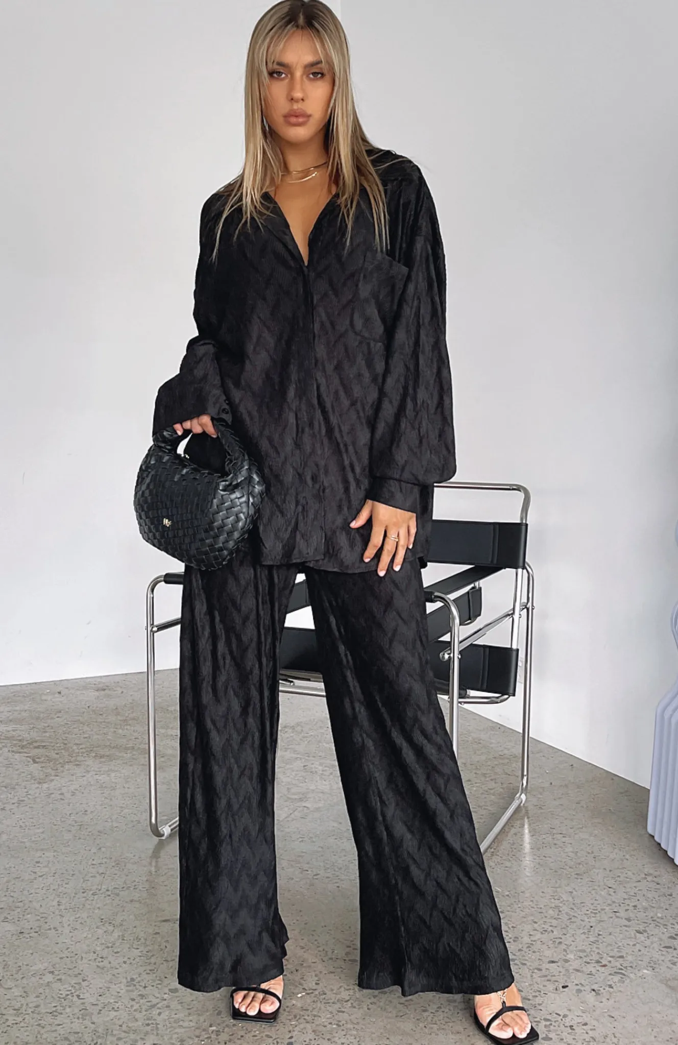 Pants | White Fox Boutique Late Night Pants black