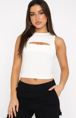 Shirts & Blouses | White Fox Boutique Learn The Ropes Crop Off white