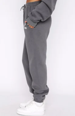 Sweatpants | White Fox Boutique Leisure Club Sweatpants Charcoal grey