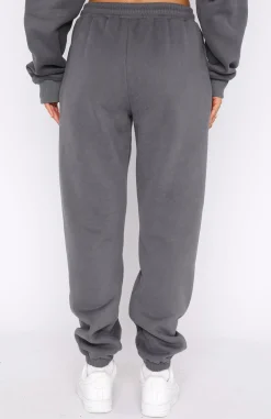 Sweatpants | White Fox Boutique Leisure Club Sweatpants Charcoal grey