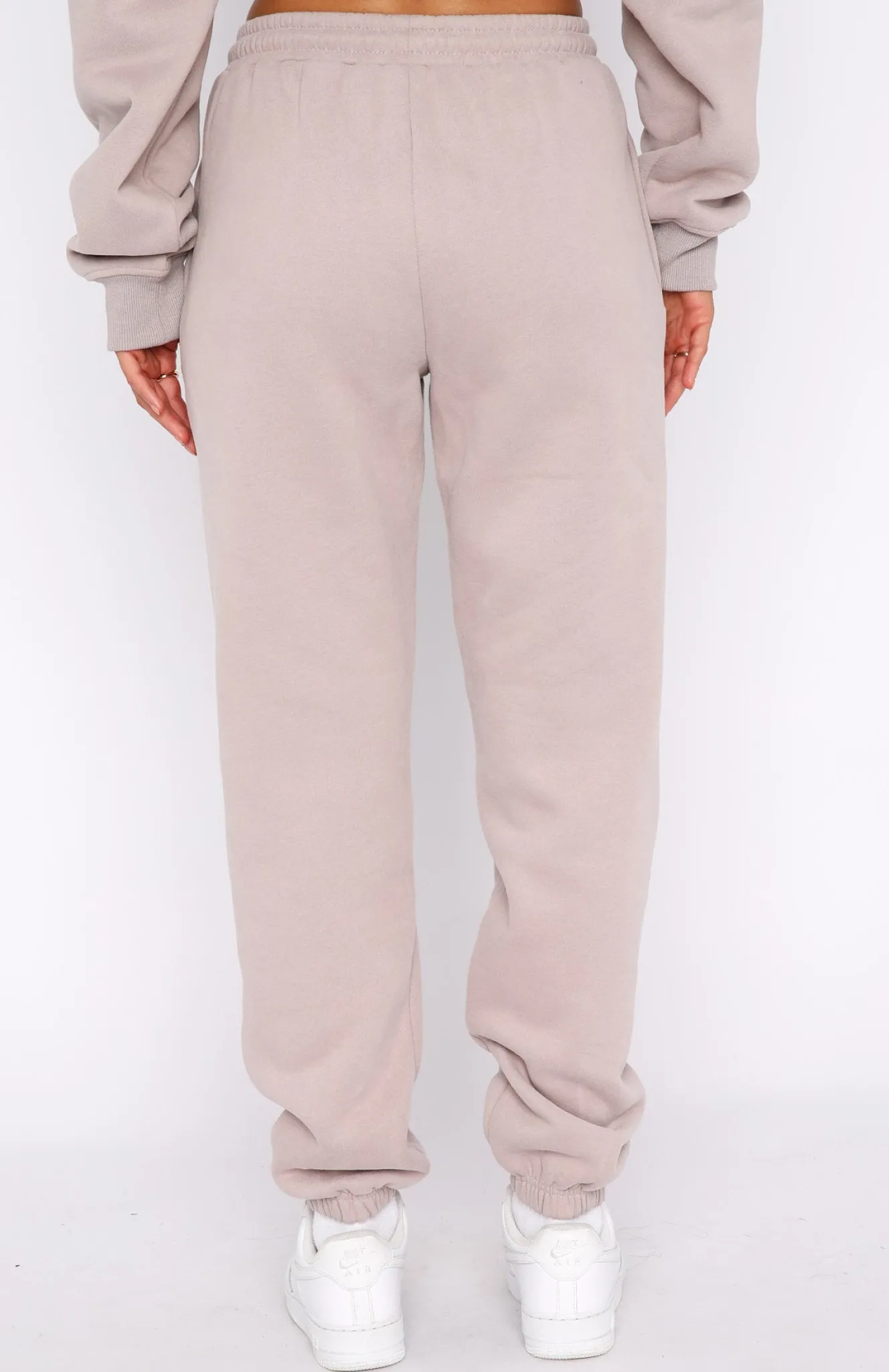 Sweatpants | White Fox Boutique Leisure Club Sweatpants Taupe brown
