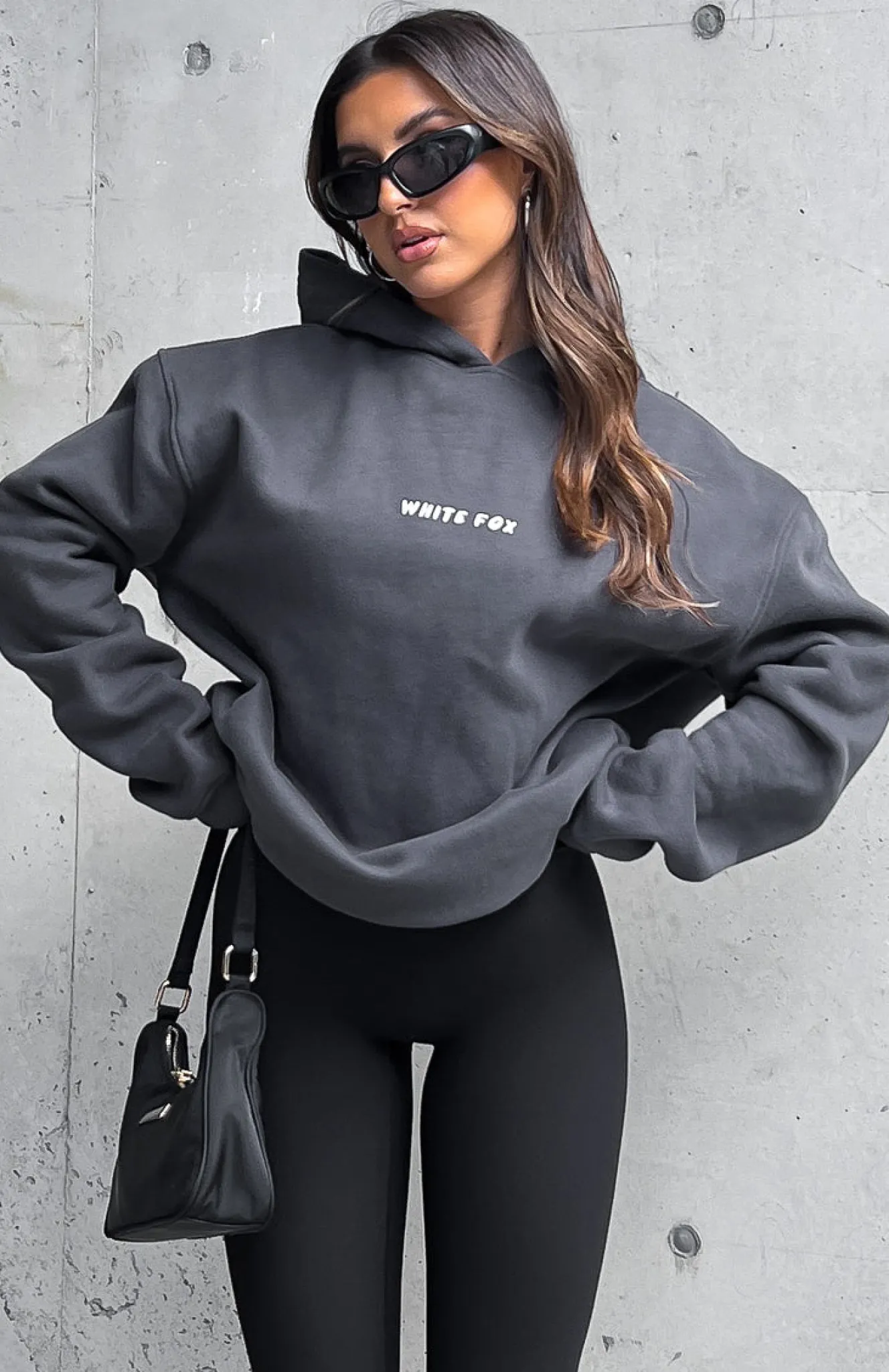 Jackets & Blazers | White Fox Boutique Leisure Series Oversized Hoodie Shadow grey