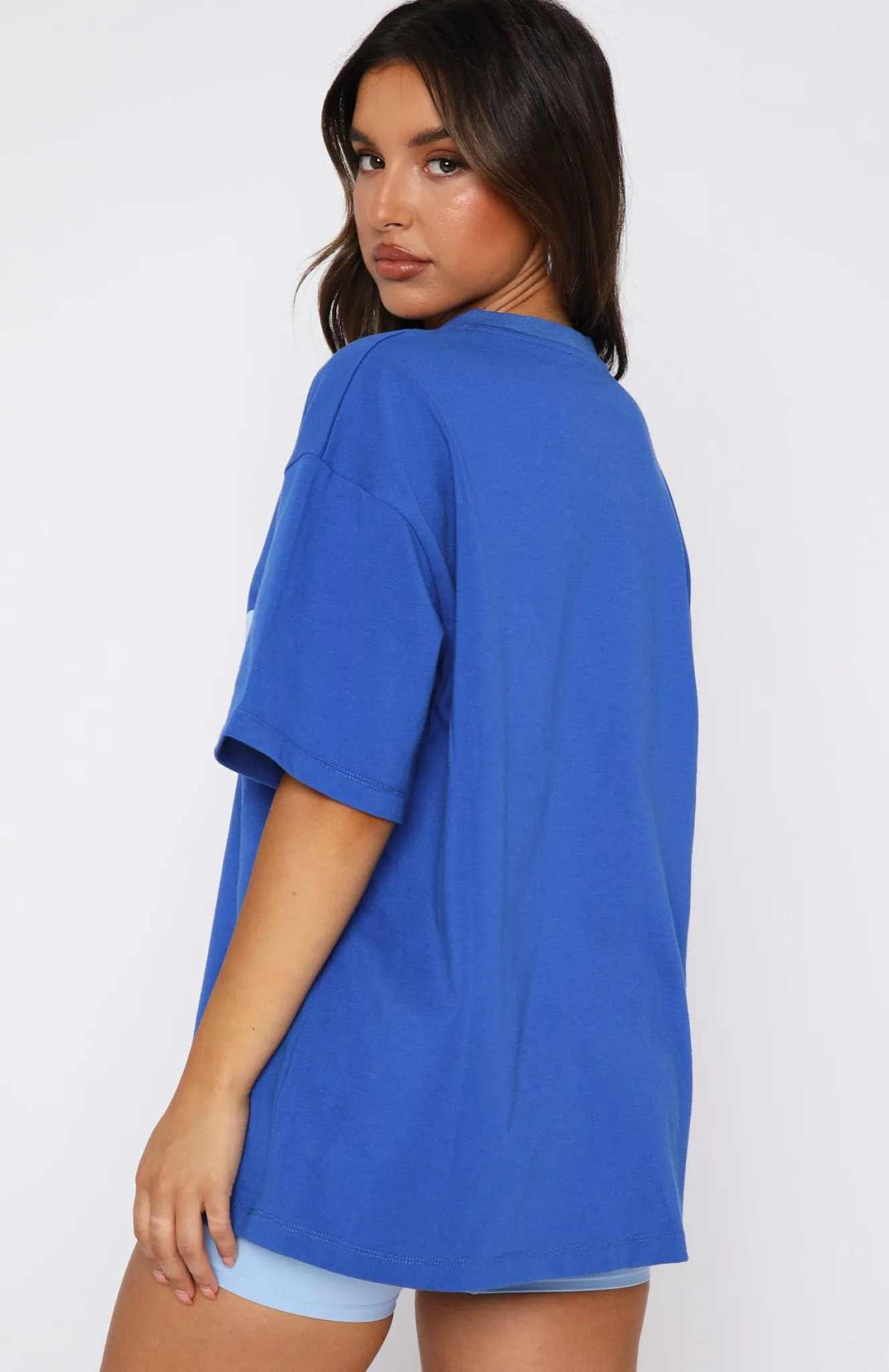 Shirts & Blouses | White Fox Boutique Leisure Series Oversized Tee Cobalt blue