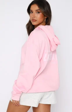 Jackets & Blazers | White Fox Boutique Leisure Series Oversized Hoodie Posy pink