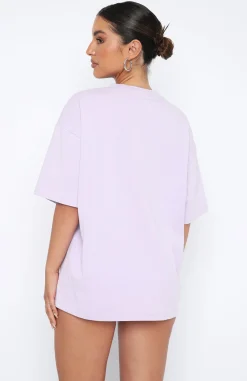 Shirts & Blouses | White Fox Boutique Leisure Series Oversized Tee Lavender purple