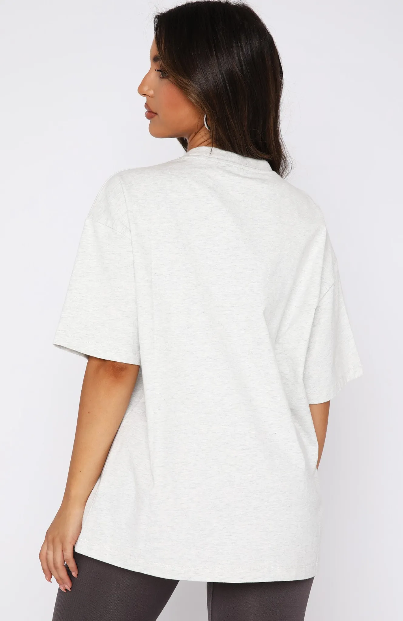 Shirts & Blouses | White Fox Boutique Leisure Series Oversized Tee Glacier grey