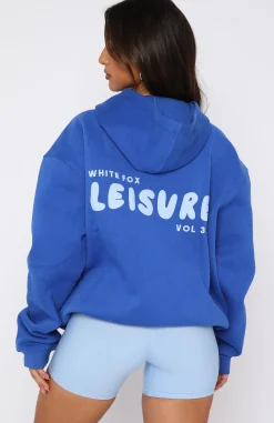 Jackets & Blazers | White Fox Boutique Leisure Series Oversized Hoodie Cobalt blue