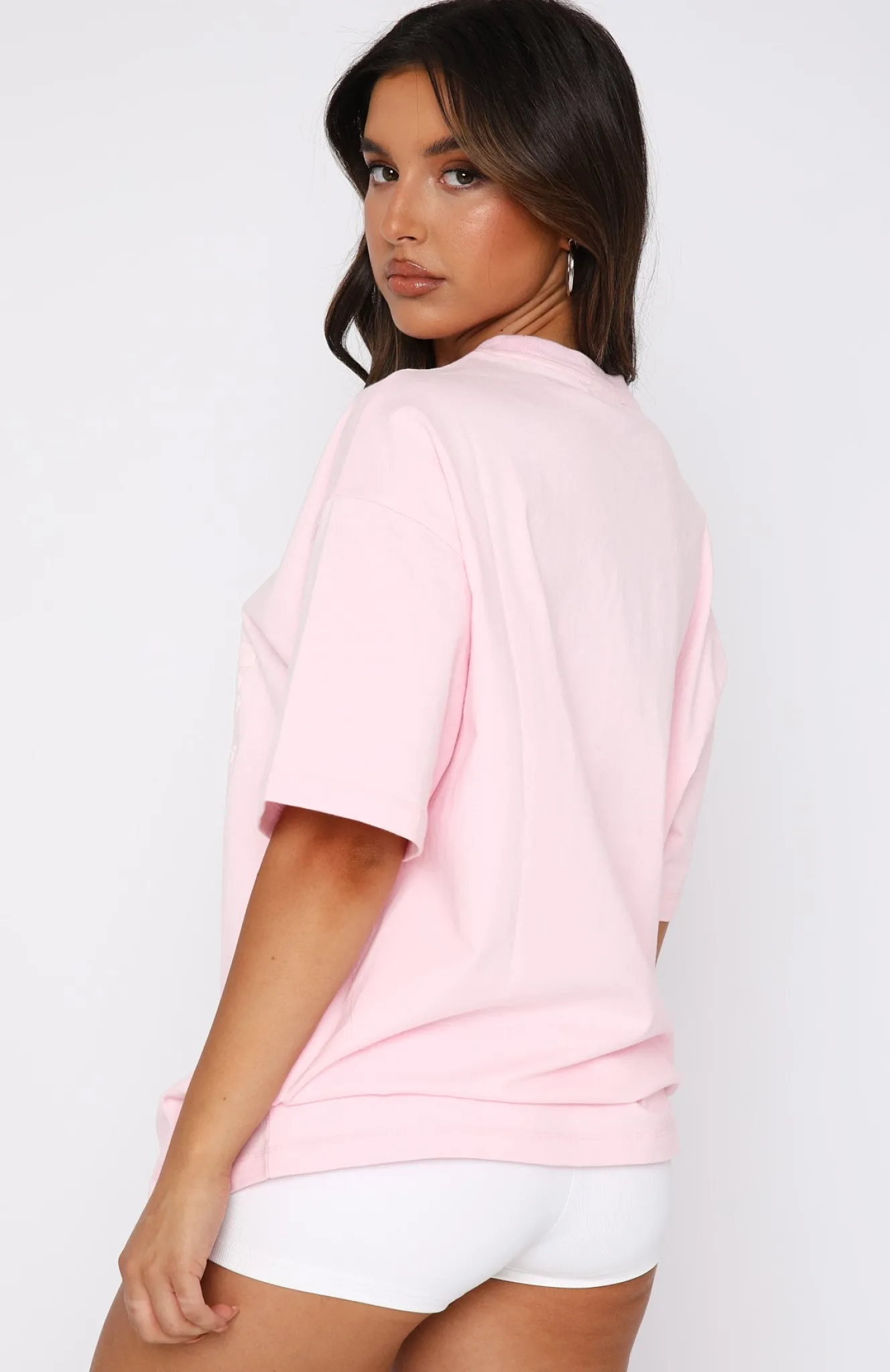Shirts & Blouses | White Fox Boutique Leisure Series Oversized Tee Posy pink