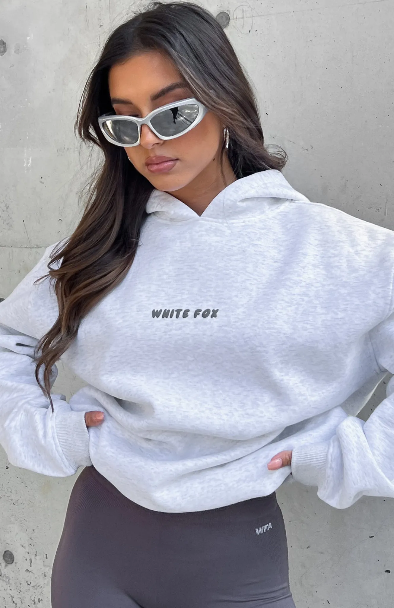 Jackets & Blazers | White Fox Boutique Leisure Series Oversized Hoodie Glacier grey