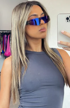 Sunglasses | White Fox Boutique Leon Sunglasses /Reflective black