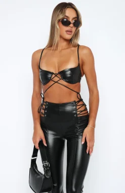 Shirts & Blouses | White Fox Boutique Let's Get Lost Crop black