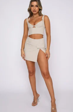 Shirts & Blouses | White Fox Boutique Let's Go Out Bustier Beige nude