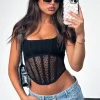 Shirts & Blouses | White Fox Boutique Let's Part Ways Bustier black