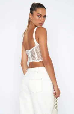 Shirts & Blouses | White Fox Boutique Let's Part Ways Bustier white