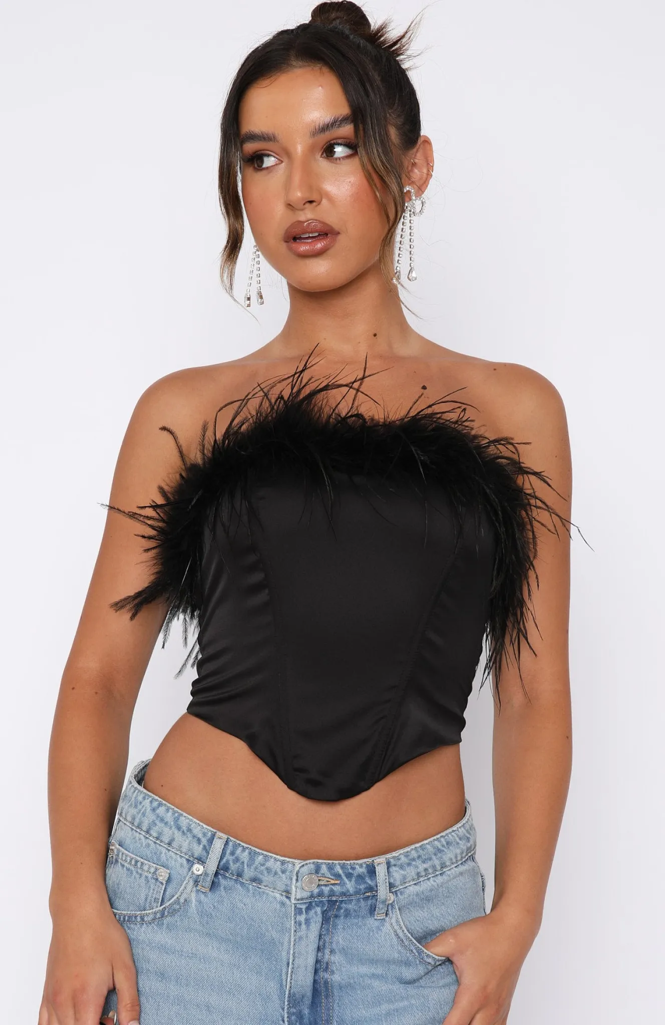 Shirts & Blouses | White Fox Boutique Levelled Up Bustier black