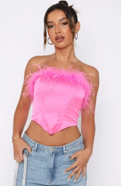 Shirts & Blouses | White Fox Boutique Levelled Up Bustier pink