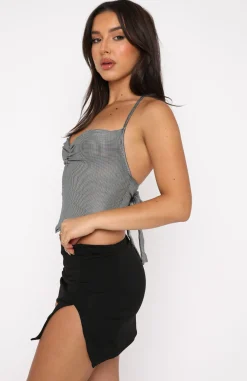 Shirts & Blouses | White Fox Boutique Limitless Love Crop silver