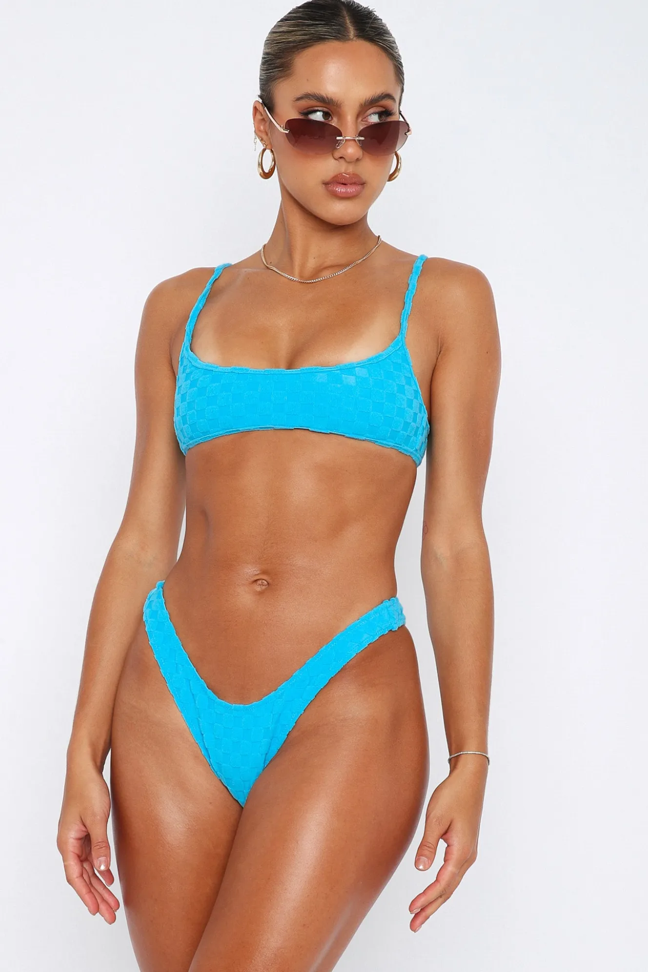 Bikini Tops | White Fox Boutique Living In Paradise Bikini Top Terry blue