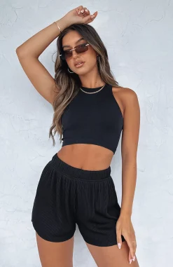 Shorts | White Fox Boutique Look At Me Shorts black