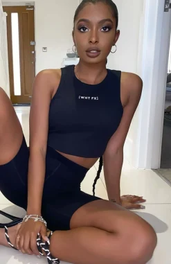 Shirts & Blouses | White Fox Boutique Look Both Ways Crop black