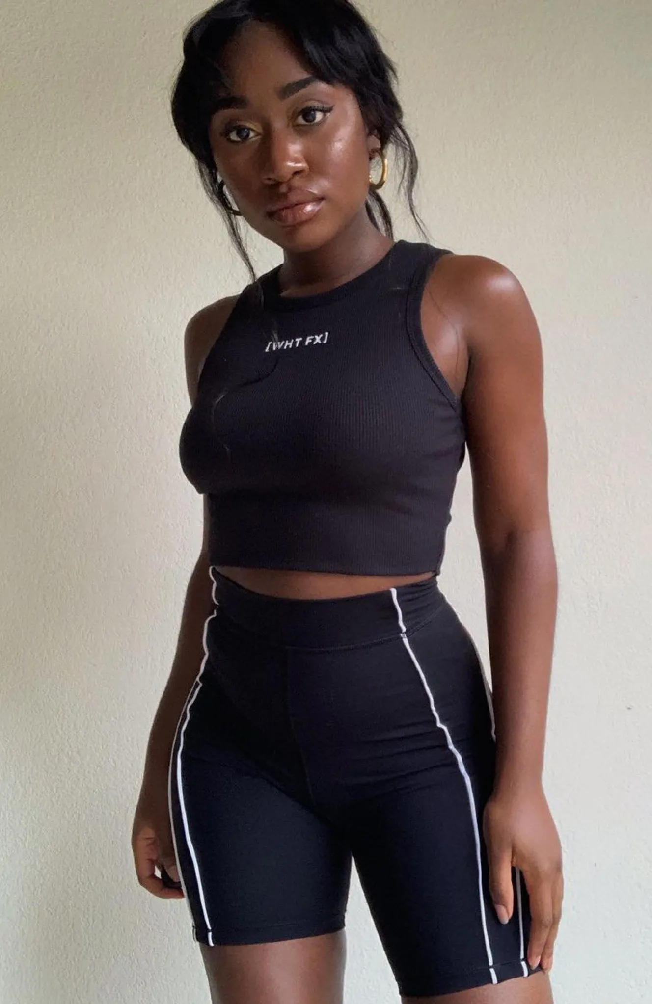 Shirts & Blouses | White Fox Boutique Look Both Ways Crop black