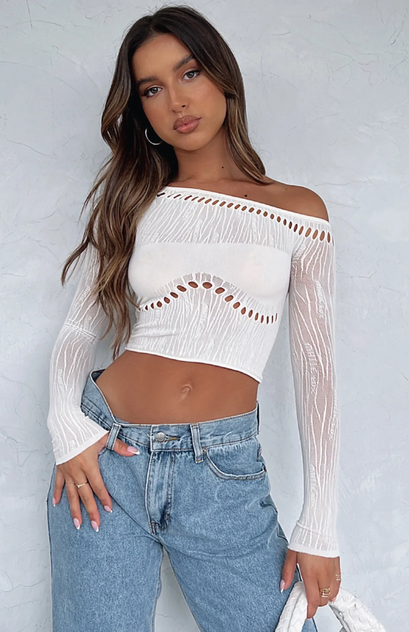 Shirts & Blouses | White Fox Boutique Losing Sleep Long Sleeve Top Snow white