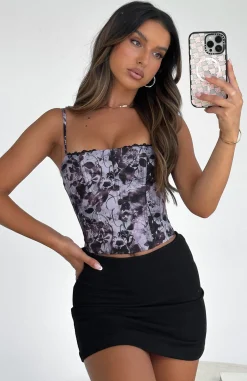 Shirts & Blouses | White Fox Boutique Love Me Harder Bustier Lilac Dahlia purple