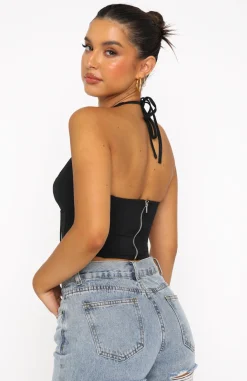 Shirts & Blouses | White Fox Boutique Love To Love Mesh Bustier black
