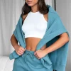 Shorts | White Fox Boutique Made You Smile Lounge Shorts Teal green