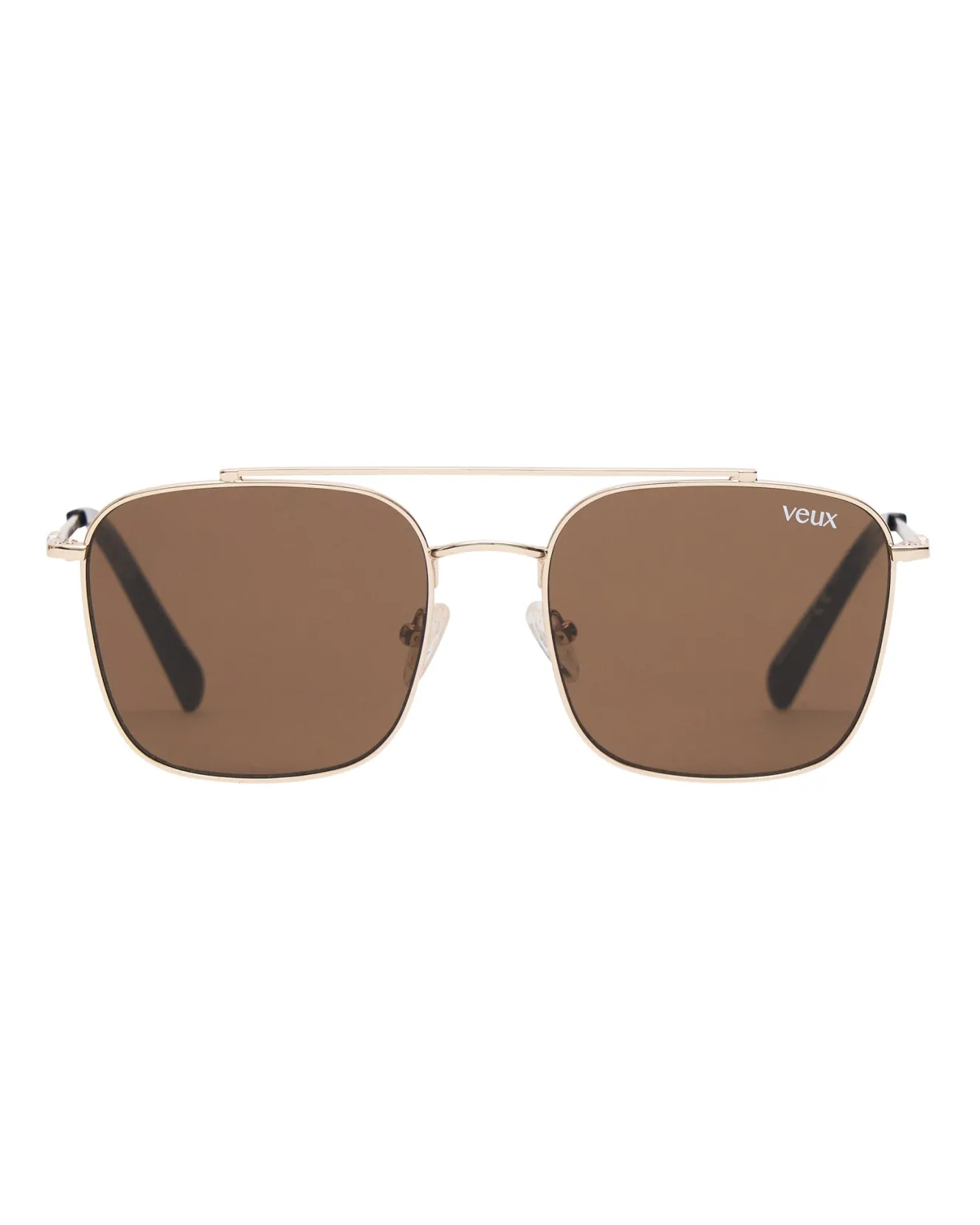 Sunglasses | White Fox Boutique Madrid Sunglasses Gold/Chocolate multi