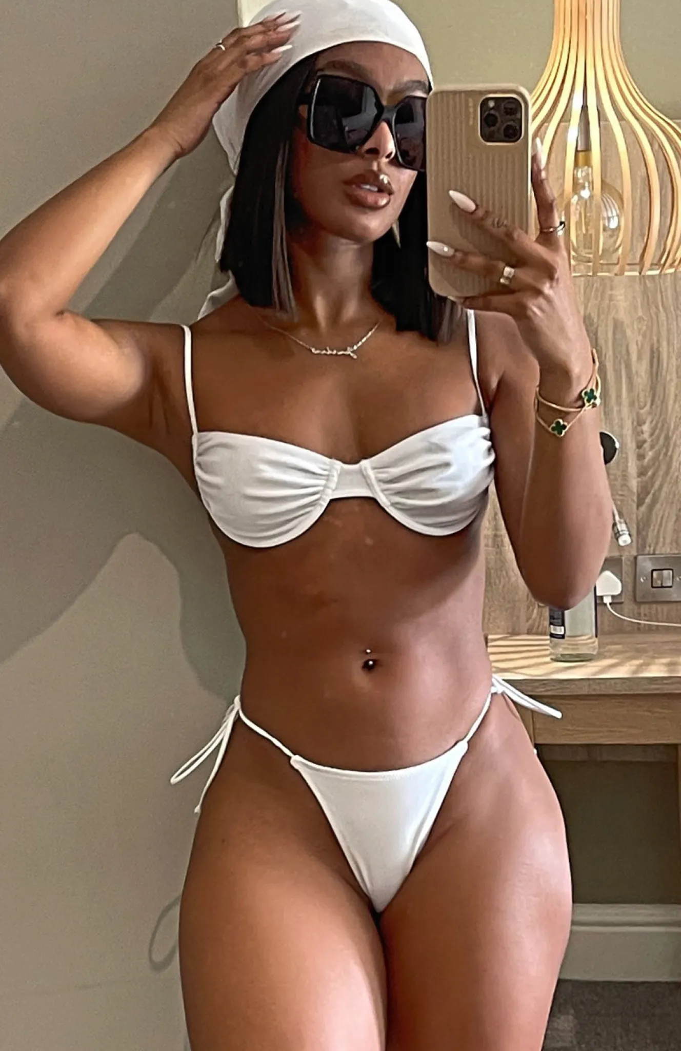 Bikini Tops | White Fox Boutique Magic In The Hamptons Bikini Top Shiny white