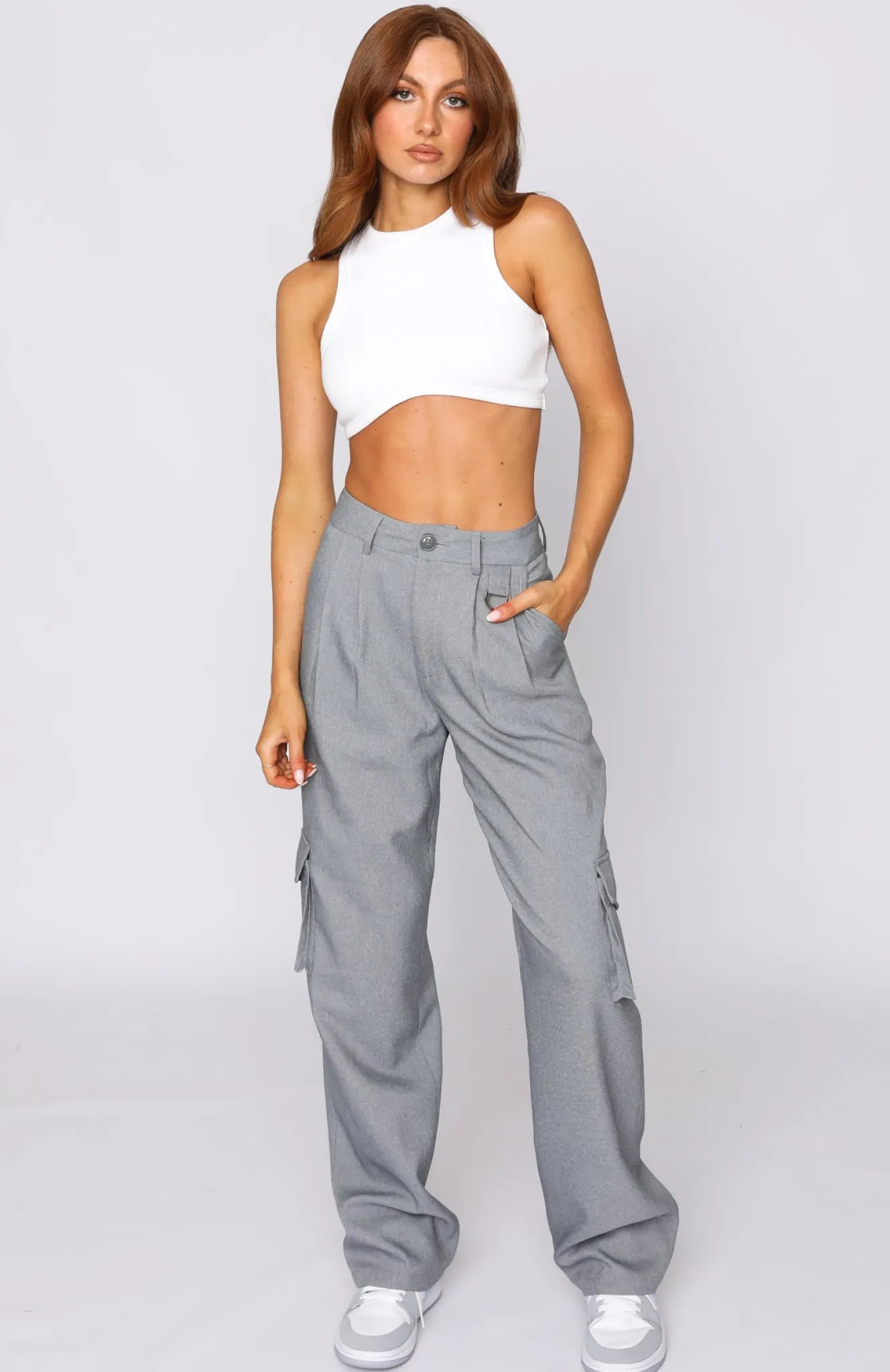Pants | White Fox Boutique Make It Official Pants grey
