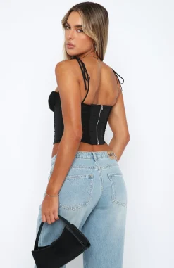 Shirts & Blouses | White Fox Boutique Make The Move Bustier black