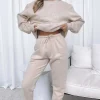 Sweatpants | White Fox Boutique Make You Mine Sweatpants Sand nude
