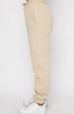 Sweatpants | White Fox Boutique Make You Mine Sweatpants Sand nude