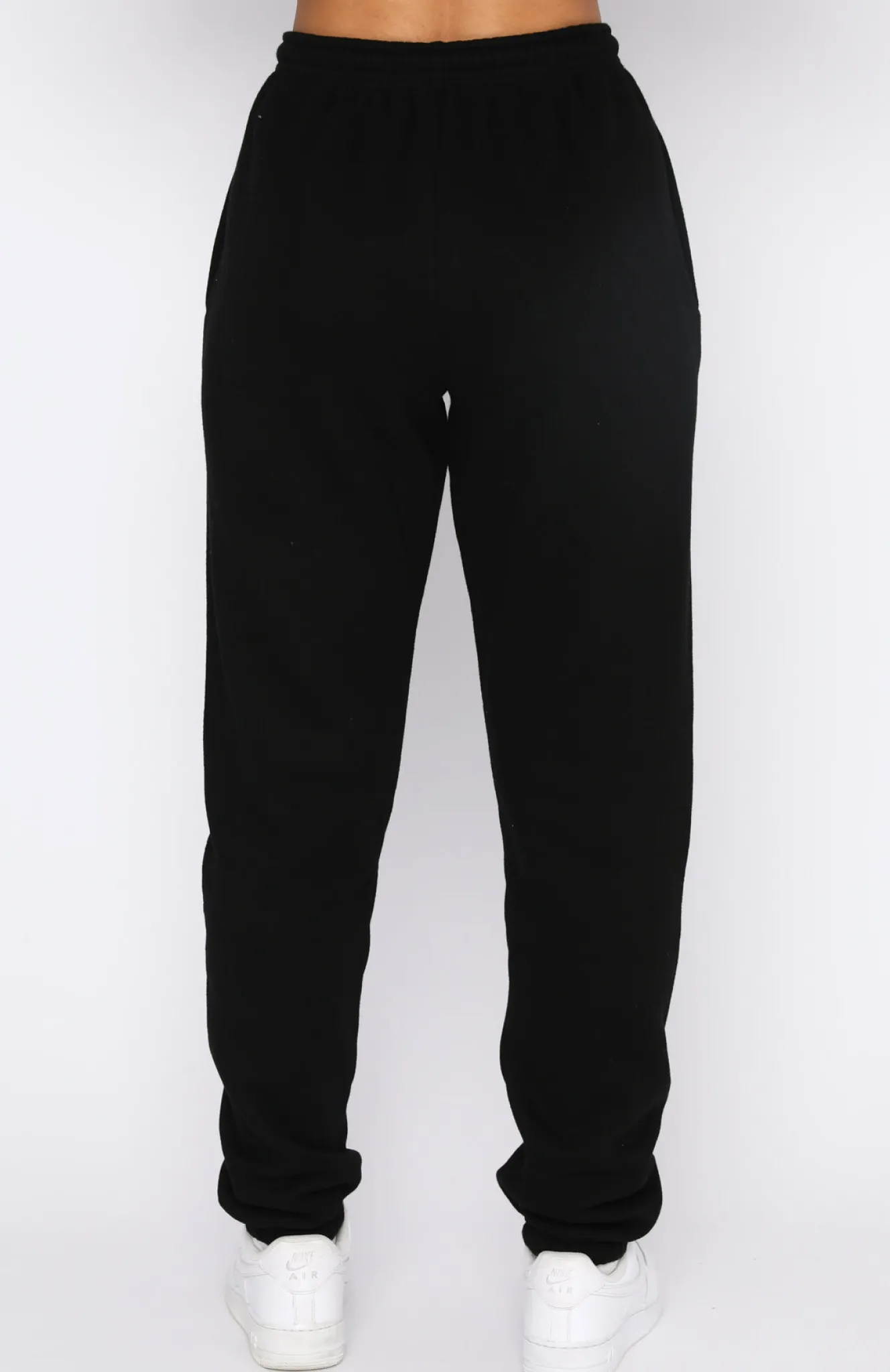 Sweatpants | White Fox Boutique Make You Mine Sweatpants black