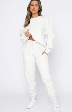 Sweatpants | White Fox Boutique Make You Mine Sweatpants Marle grey