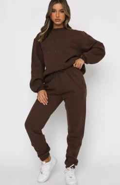 Sweatpants | White Fox Boutique Make You Mine Sweatpants Chocolate brown