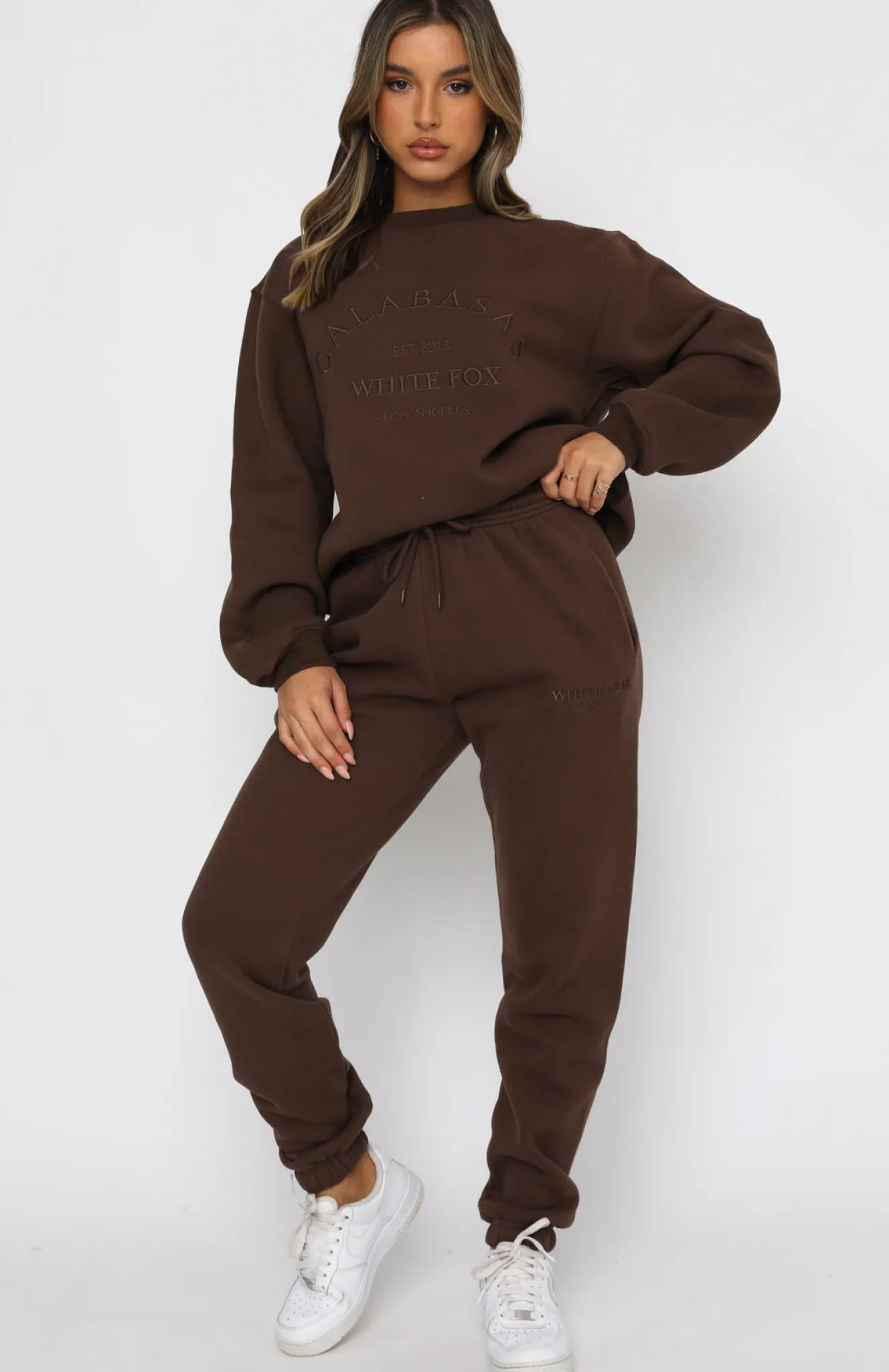 Sweatpants | White Fox Boutique Make You Mine Sweatpants Chocolate brown