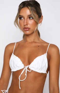 Bikini Tops | White Fox Boutique Maldives Bikini Top Shiny white