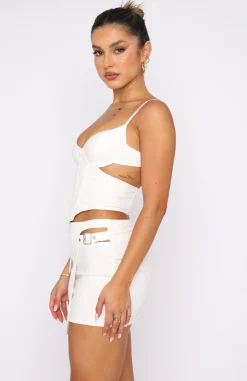 Shirts & Blouses | White Fox Boutique Matter Of Time Bustier white
