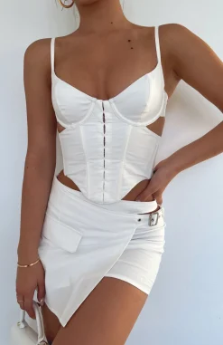 Shirts & Blouses | White Fox Boutique Matter Of Time Bustier white