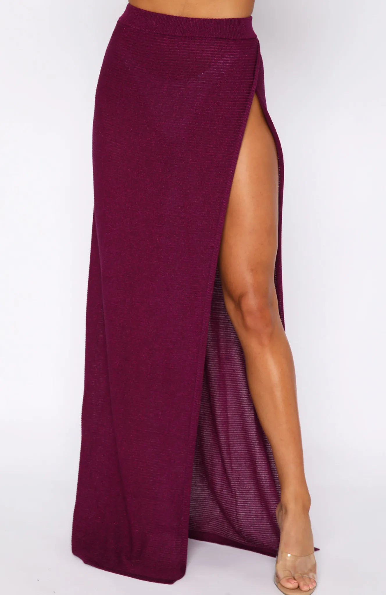 Resort Wear | White Fox Boutique Me Before You Maxi Skirt purple