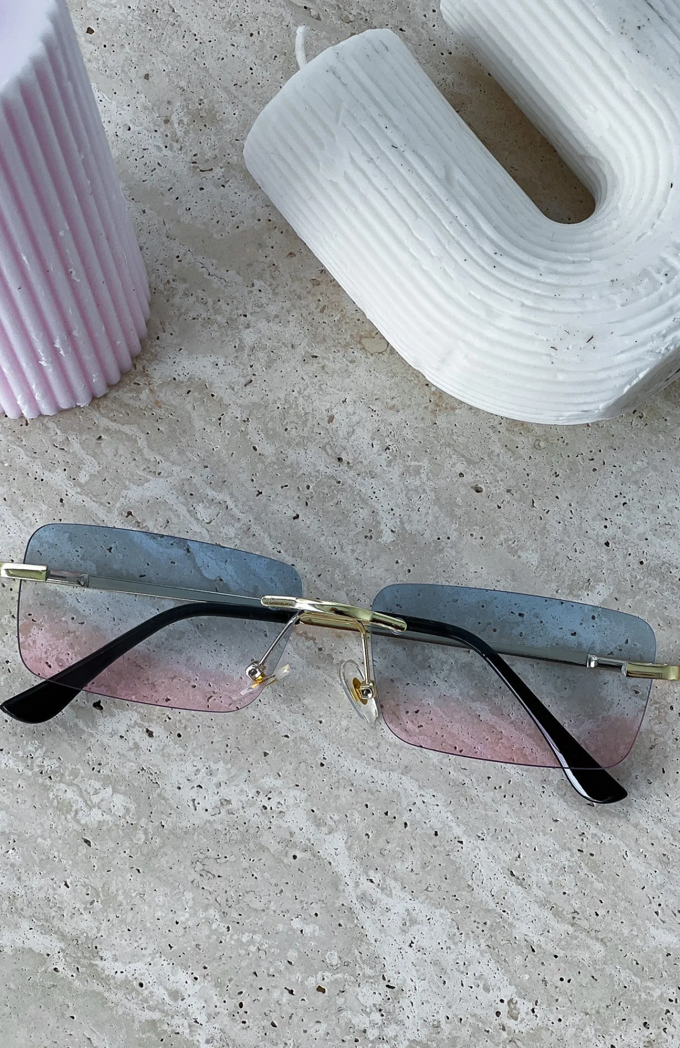 Sunglasses | White Fox Boutique Mia Sunglasses Fade blue