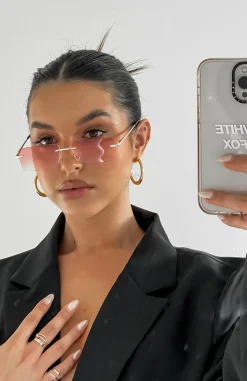 Sunglasses | White Fox Boutique Mia Sunglasses Fade pink