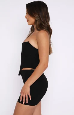Shirts & Blouses | White Fox Boutique Midnight Till Morning Bustier black