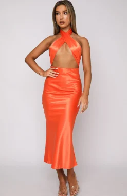 Formal Dresses | White Fox Boutique Midsummer Dreams Midi Dress orange