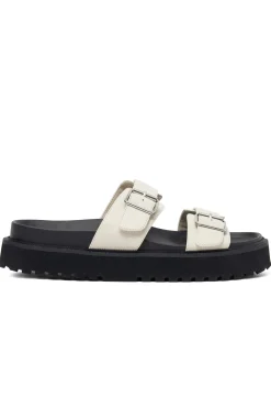Slides | White Fox Boutique Mila Slides Bone white