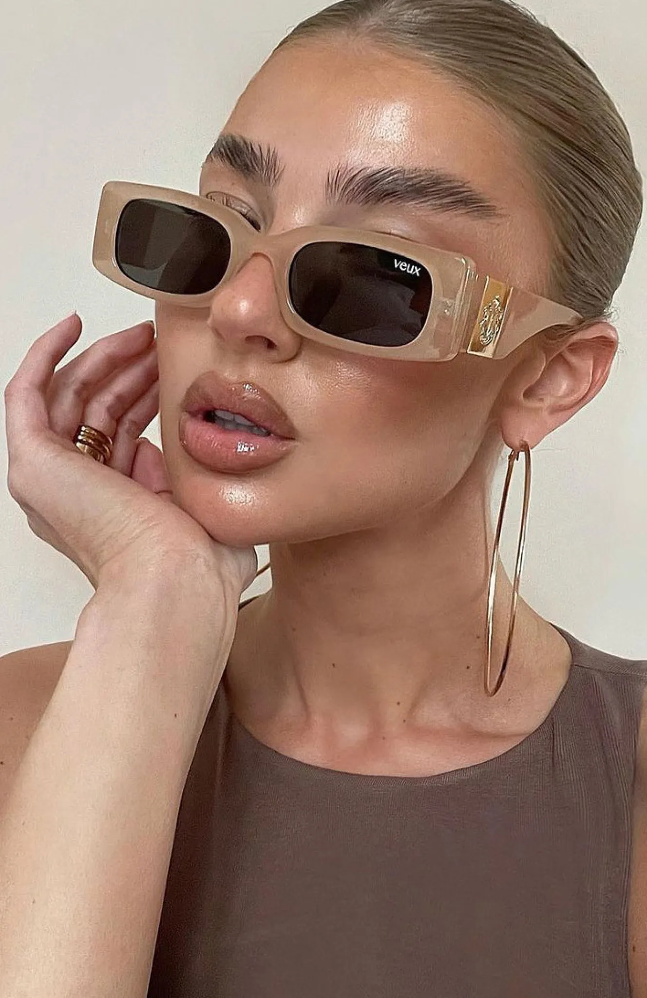 Sunglasses | White Fox Boutique Milan Sunglasses Sand nude